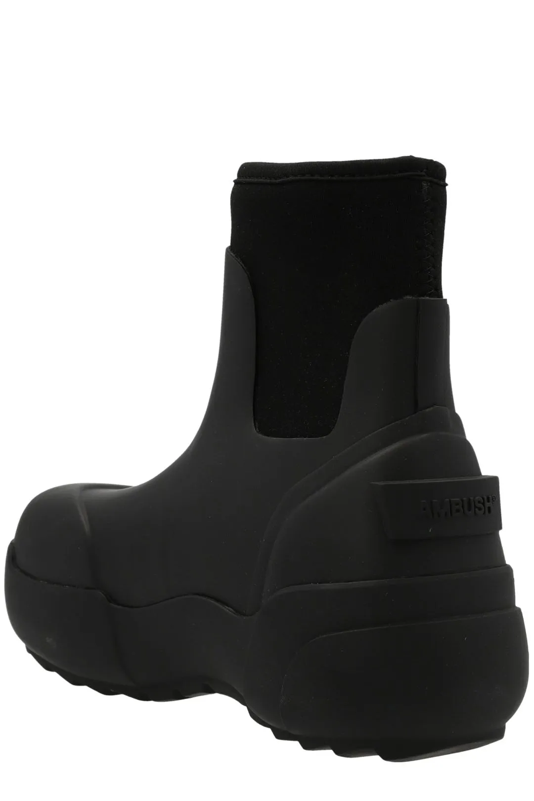 Ambush Logo Embossed Ankle Boot