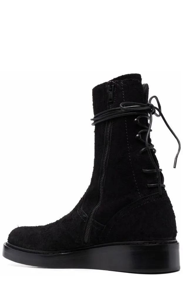 Ann Demeulemeester Victor Lace Detail Boots