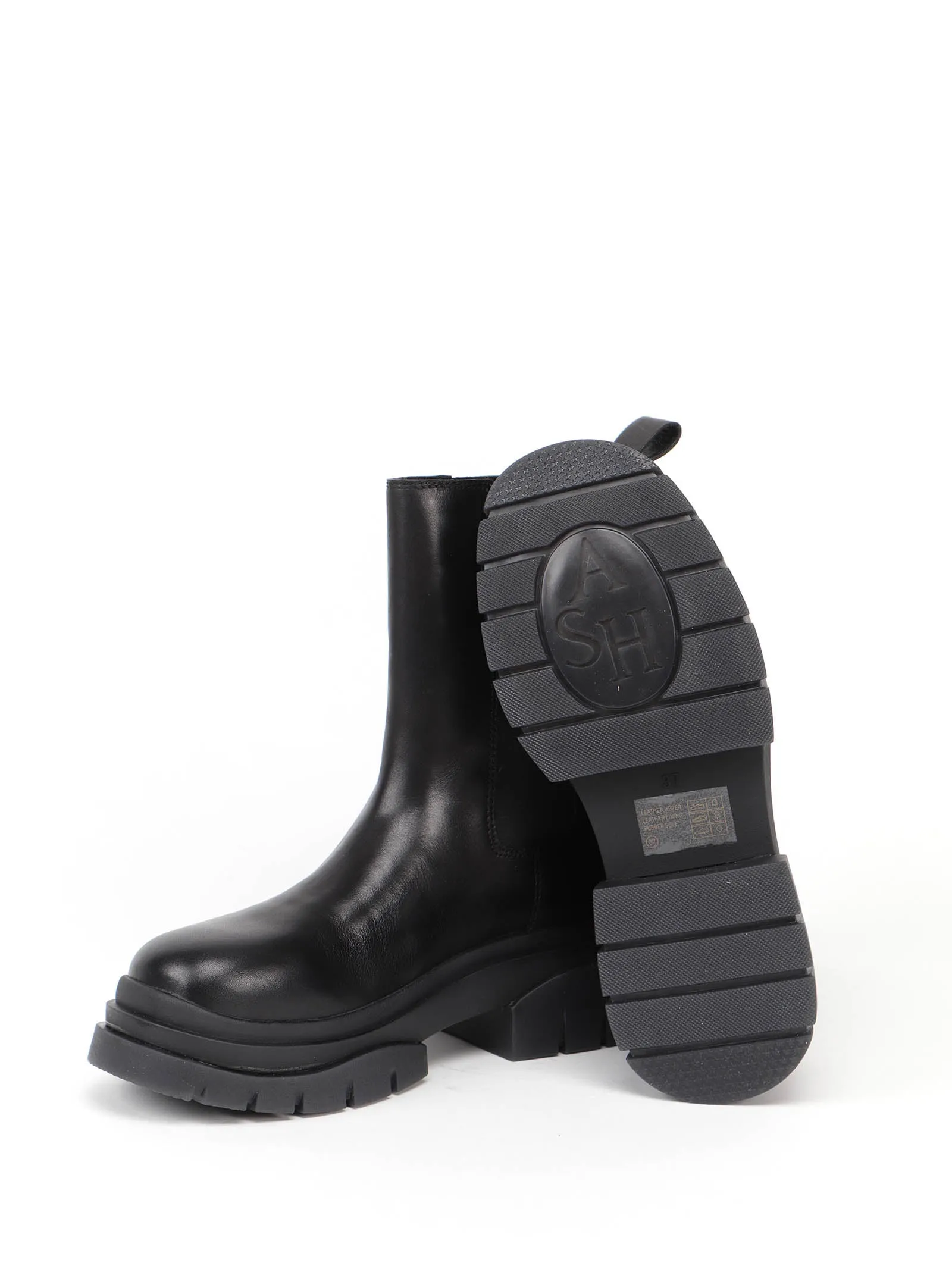 Ash Storm Ridged-Sole Chelsea Boots