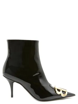 Balenciaga BB Patent Ankle Boots