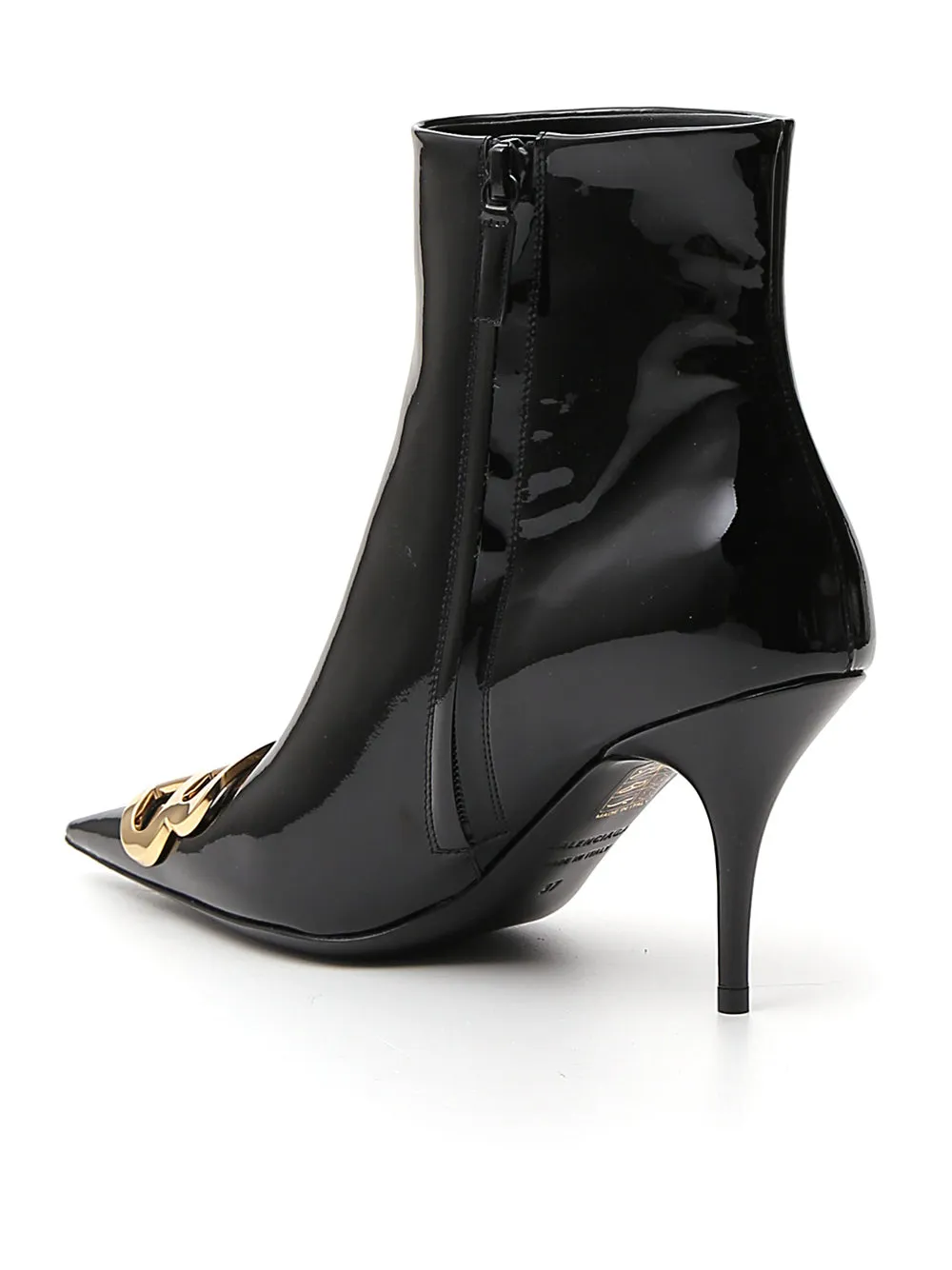 Balenciaga BB Patent Knife Boots