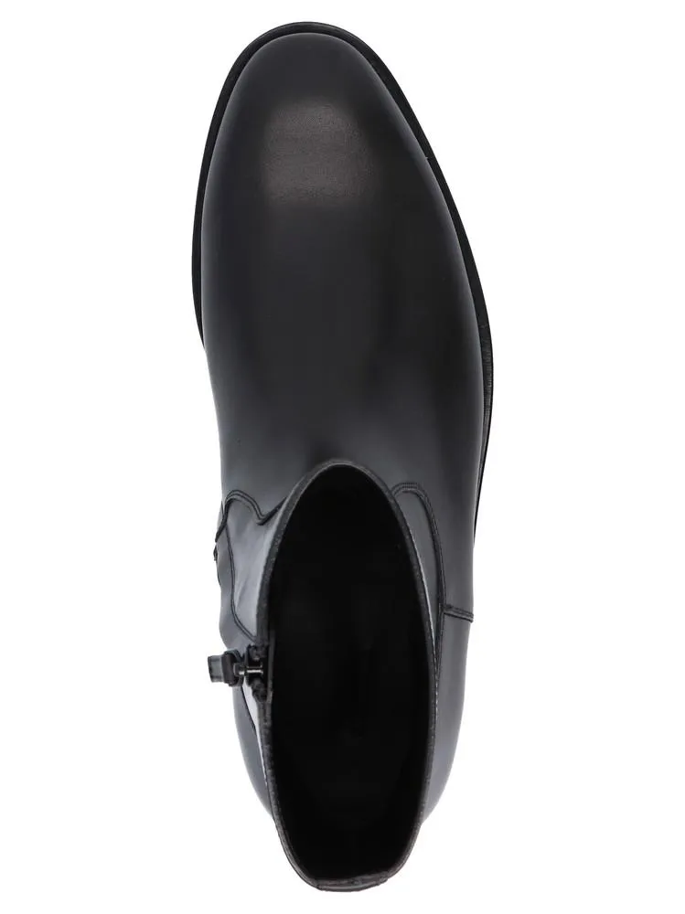 Balenciaga Logo Angle Boots
