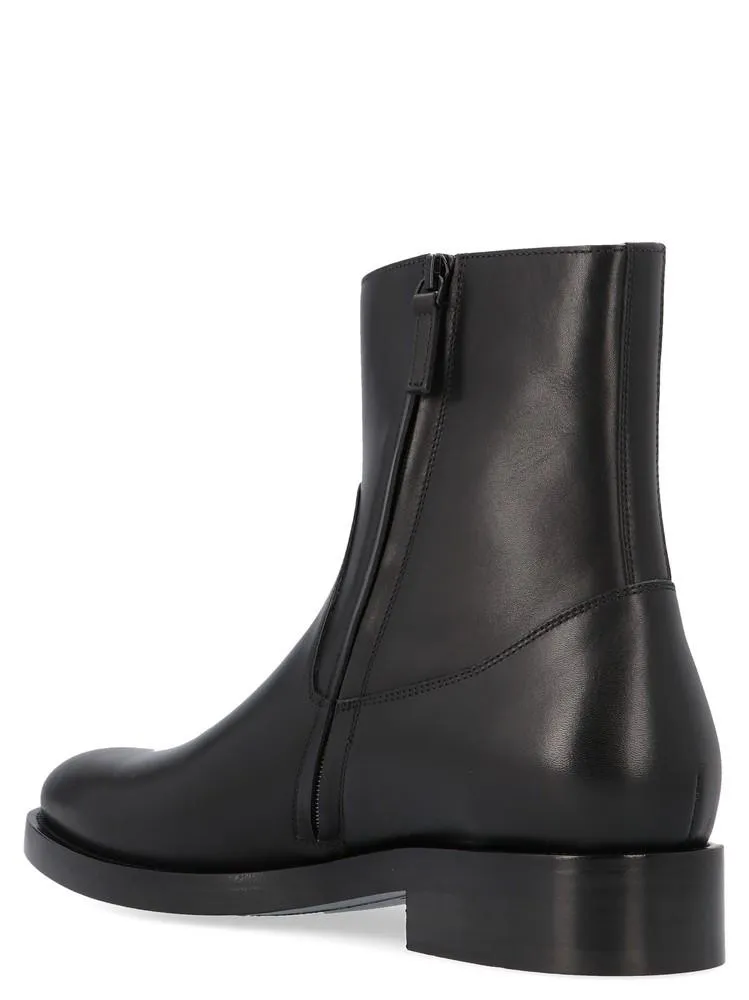 Balenciaga Logo Angle Boots