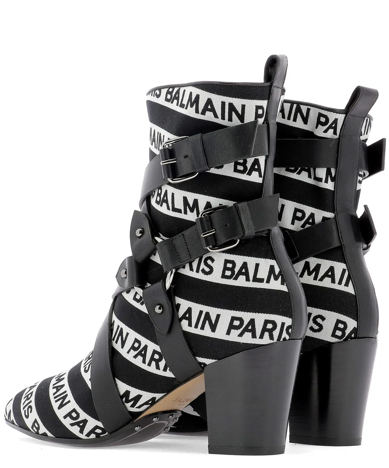 Balmain Jilly Logo Print Boots