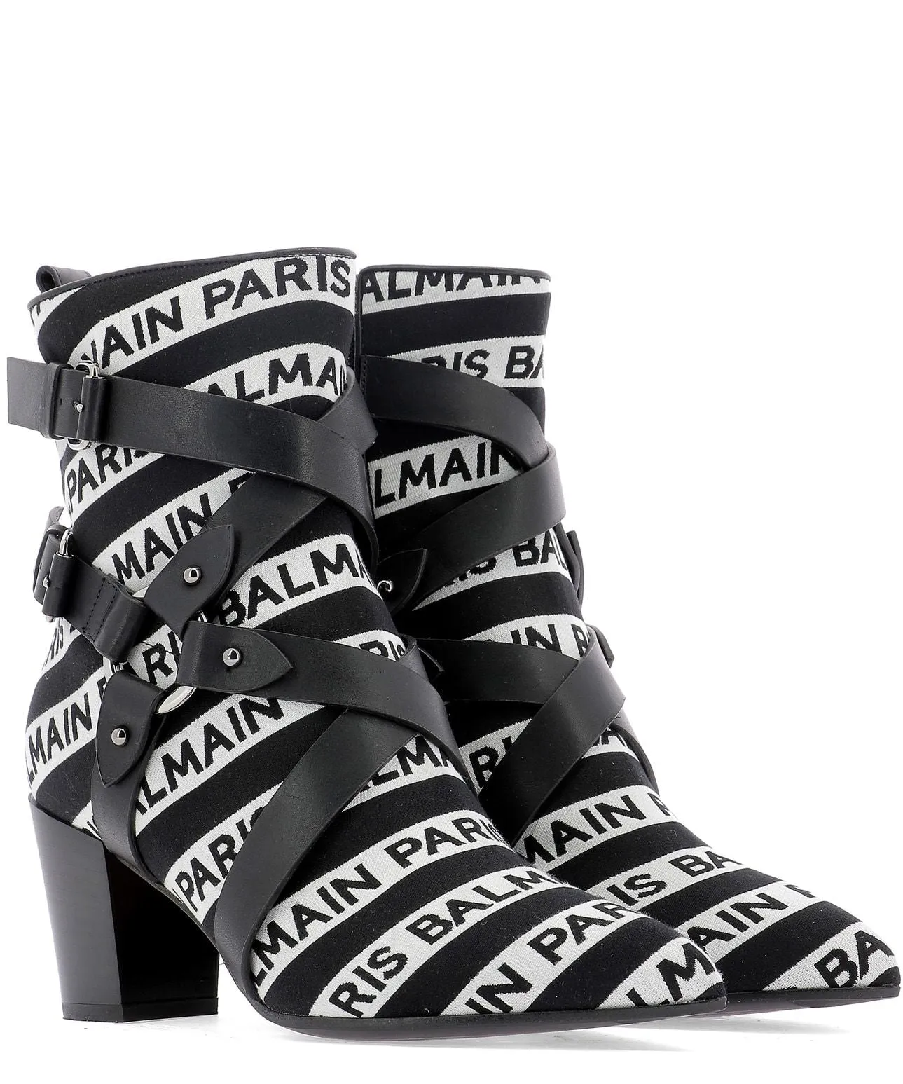 Balmain Jilly Logo Print Boots