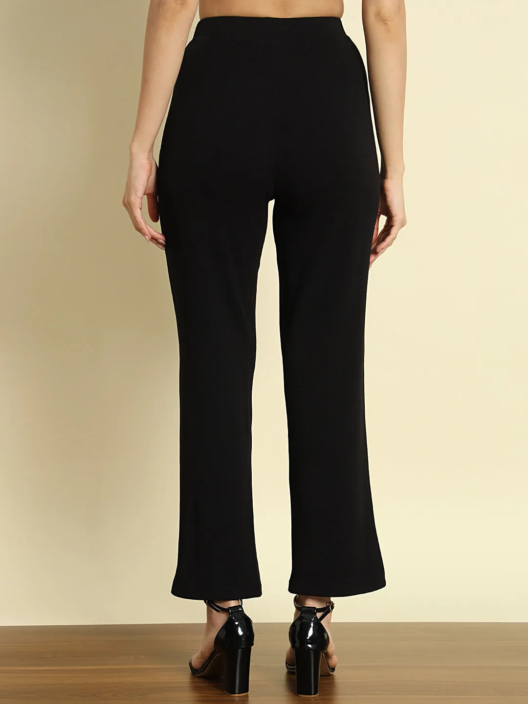 Black Straight Pants