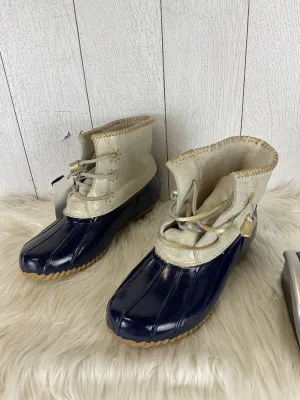 Boots Designer By Jack Rogers In Blue, Size: 9