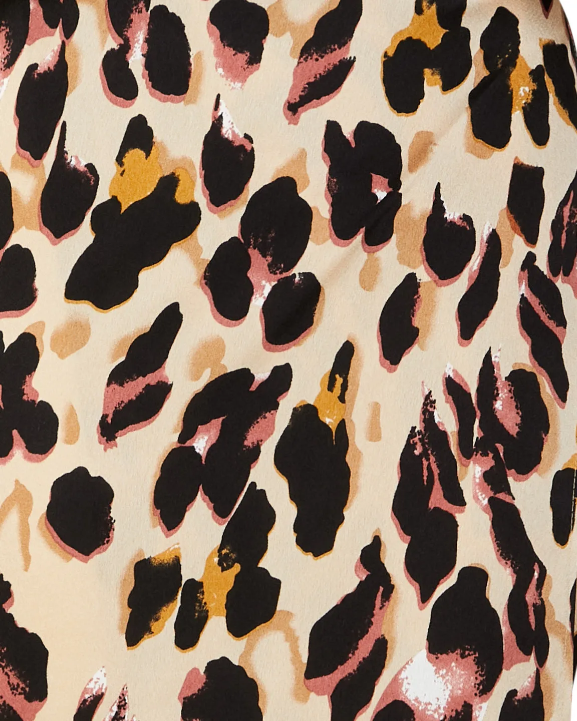Brown Leopard Jaspre Skirt | Tan / Black