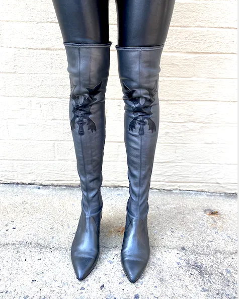 Chanel Over the Knee Boots