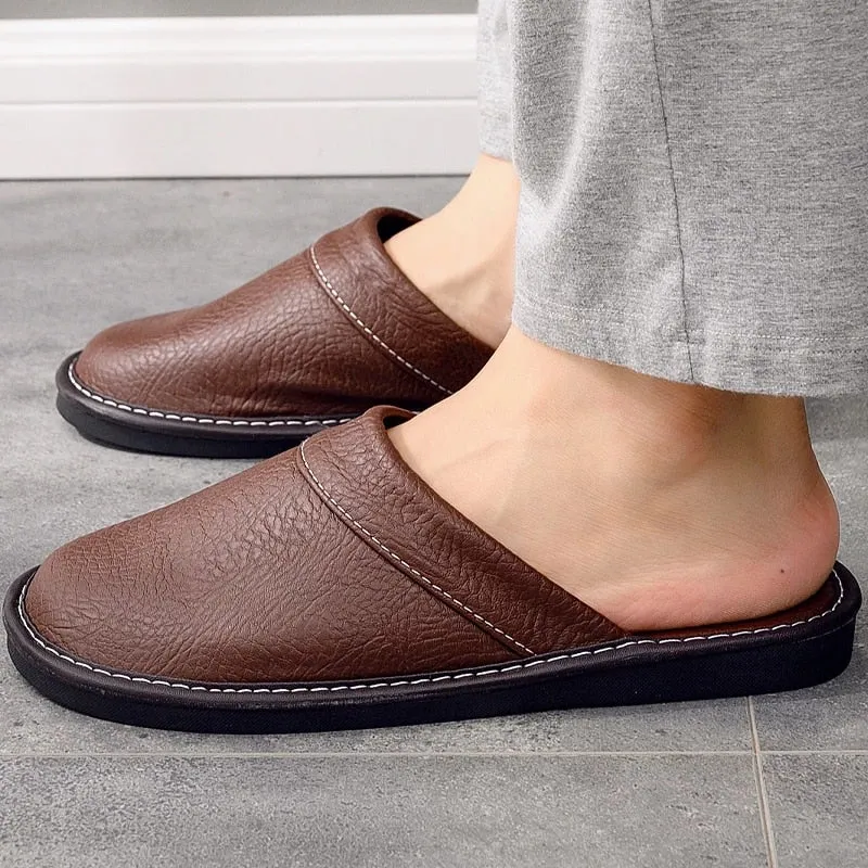 Cuzcare Men Fashionable Slippers Nonslip Autumn Winter Shoes