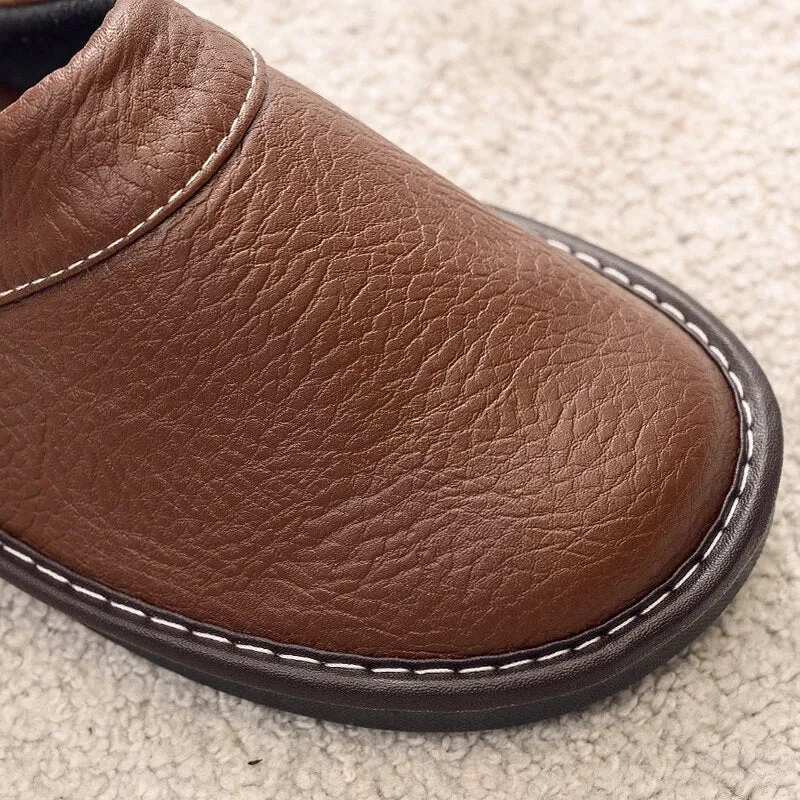 Cuzcare Men Fashionable Slippers Nonslip Autumn Winter Shoes