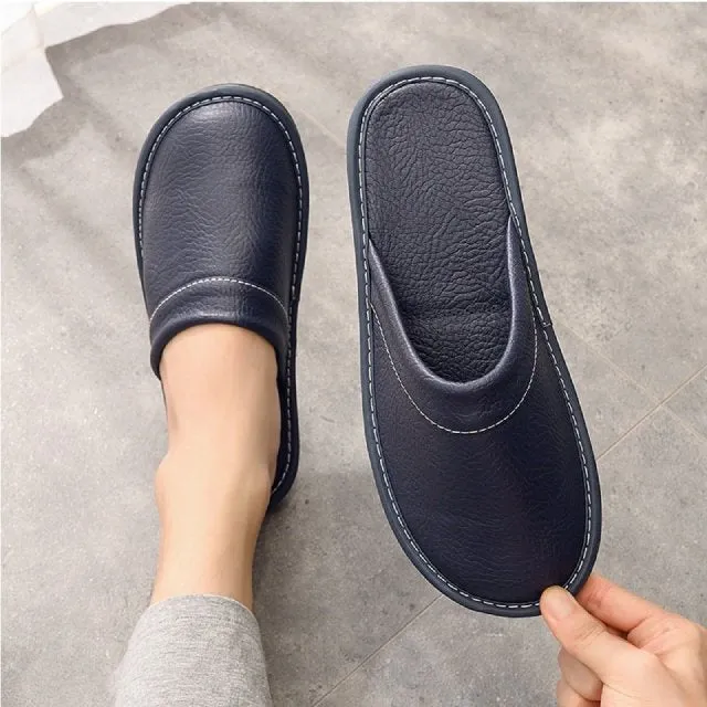 Cuzcare Men Fashionable Slippers Nonslip Autumn Winter Shoes