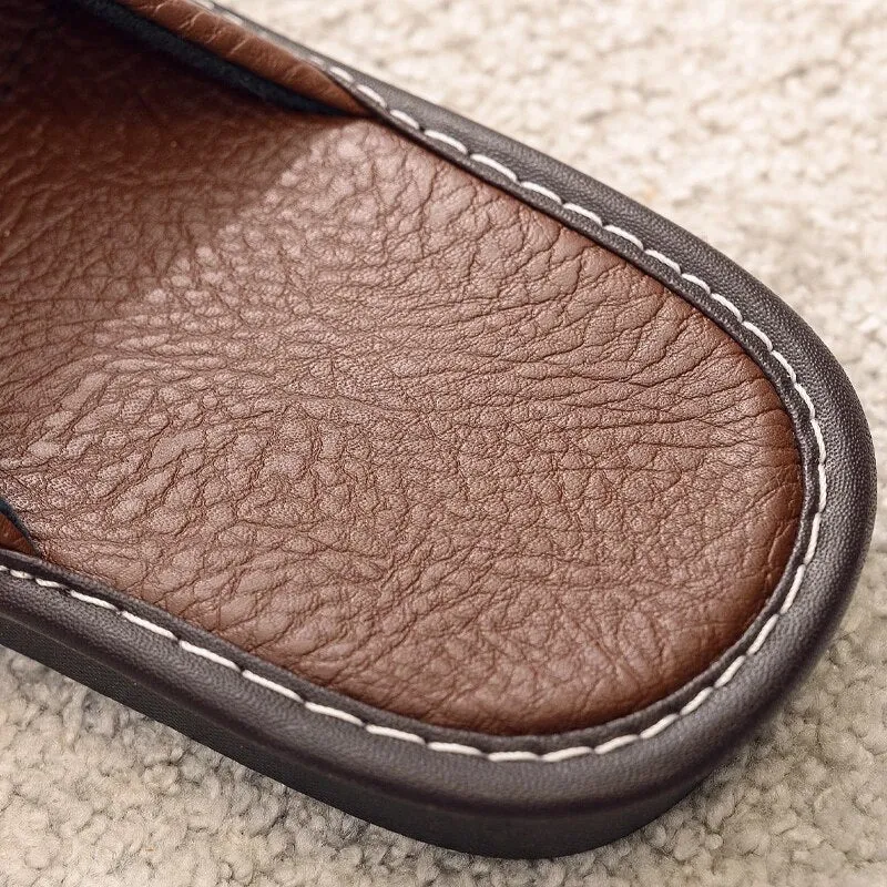 Cuzcare Men Fashionable Slippers Nonslip Autumn Winter Shoes