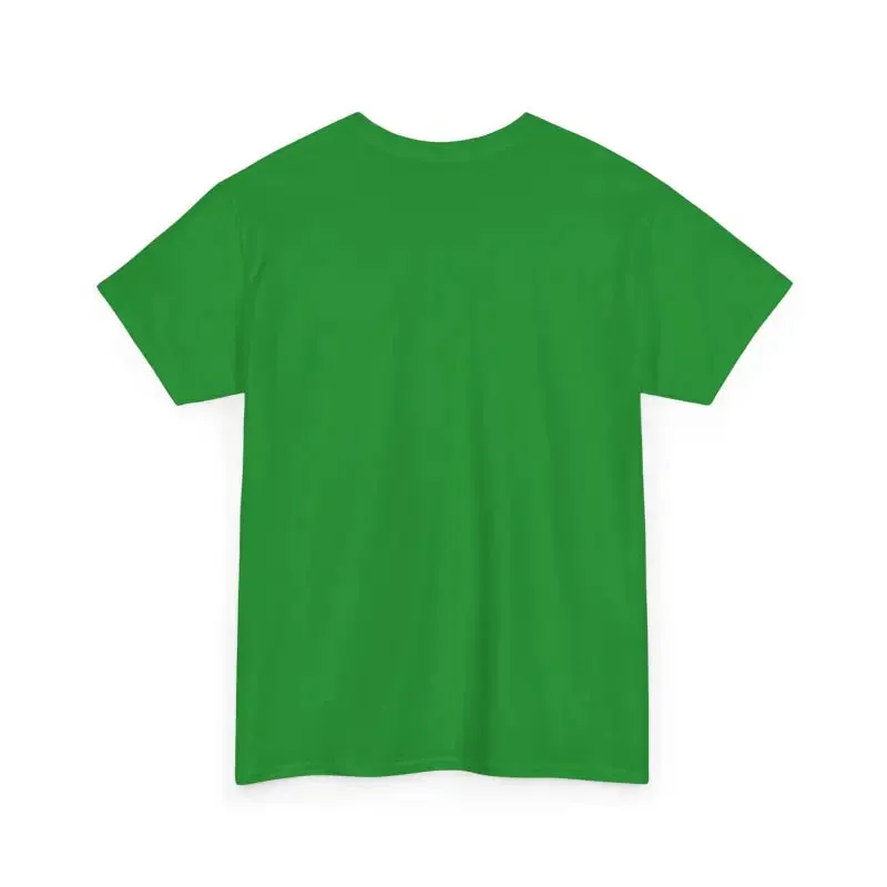 Dinosaur on Jeep Unisex Heavy Cotton Tee