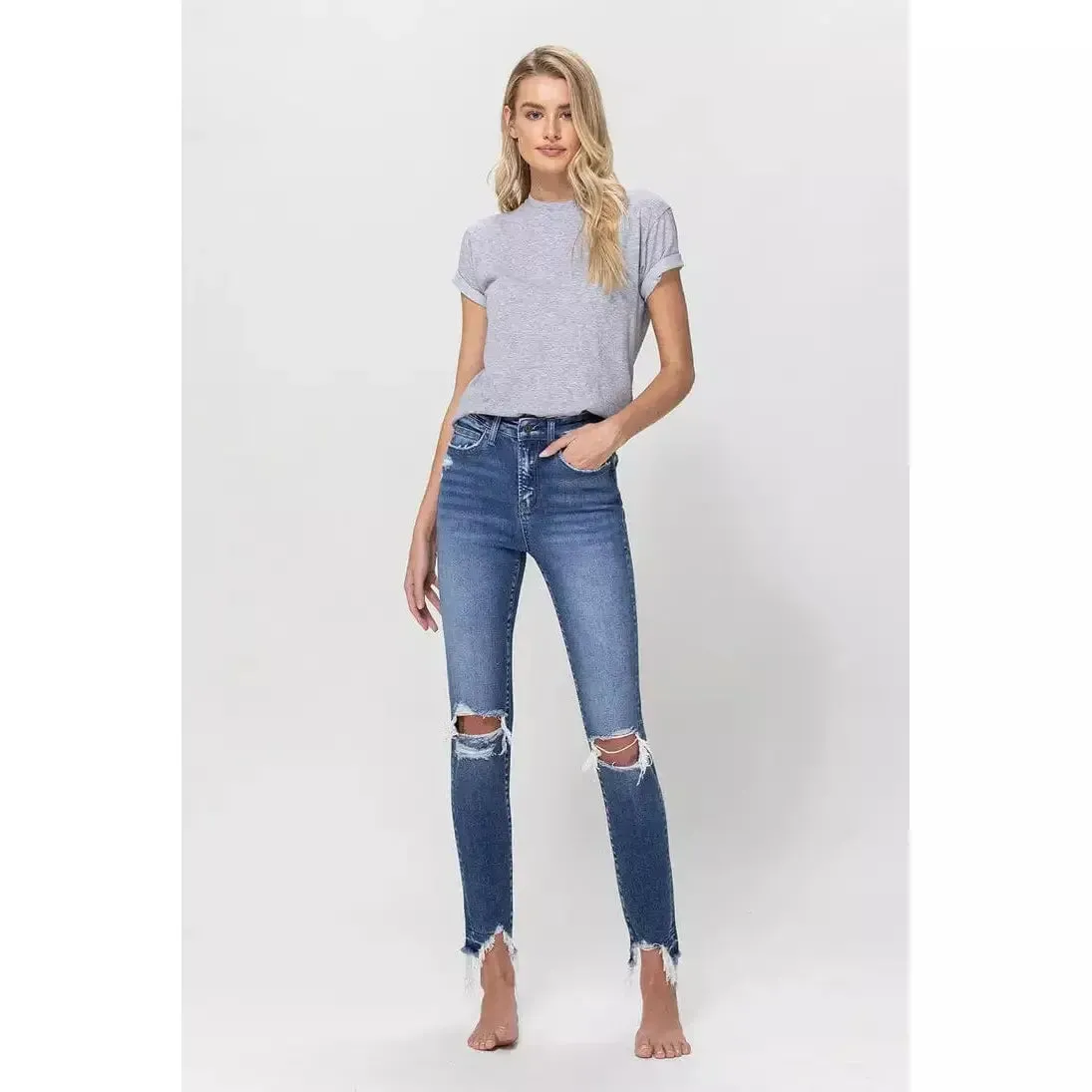 Flying Monkey Romantic High Rise Skinny Ankle