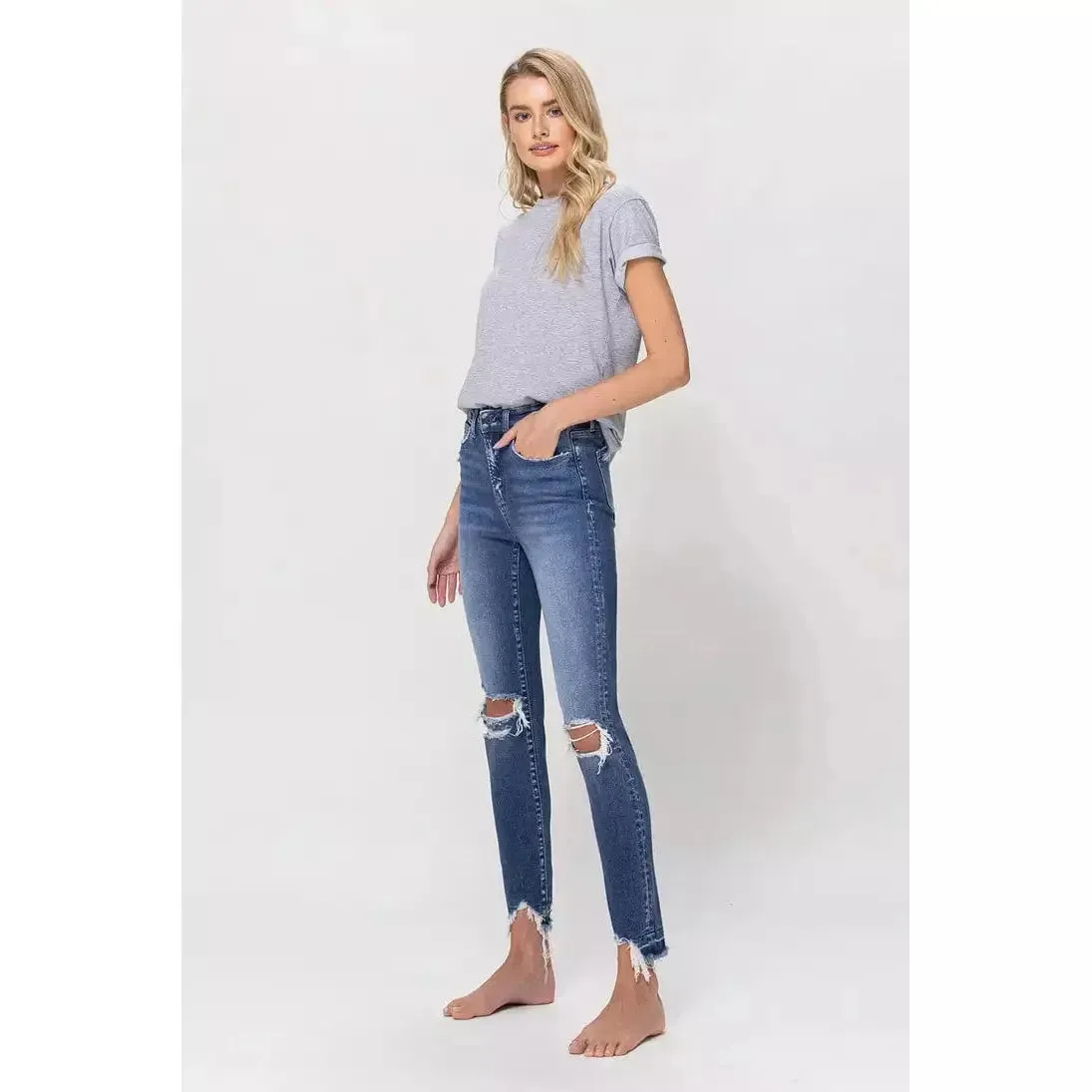 Flying Monkey Romantic High Rise Skinny Ankle