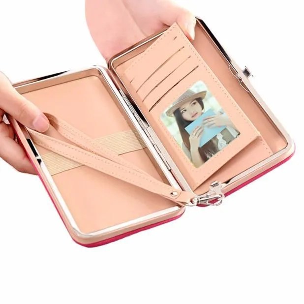 High Heels Printed Leather Stylish Wallet For Women