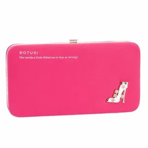 High Heels Printed Leather Stylish Wallet For Women