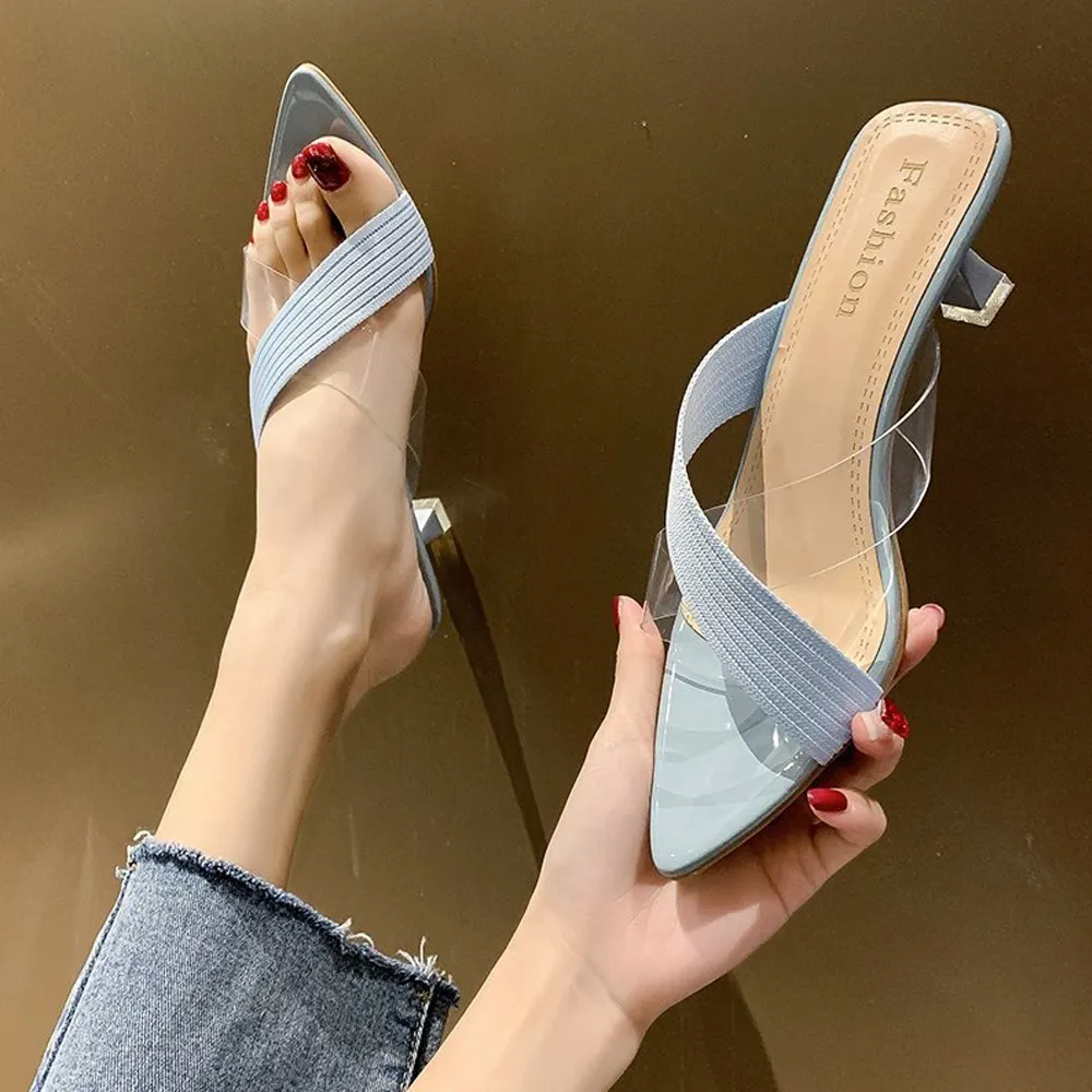 High Heels Slip-on Slippers