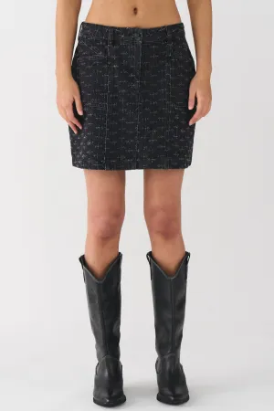 IVY-Arena Miniskirt Black Punch Denim - Black