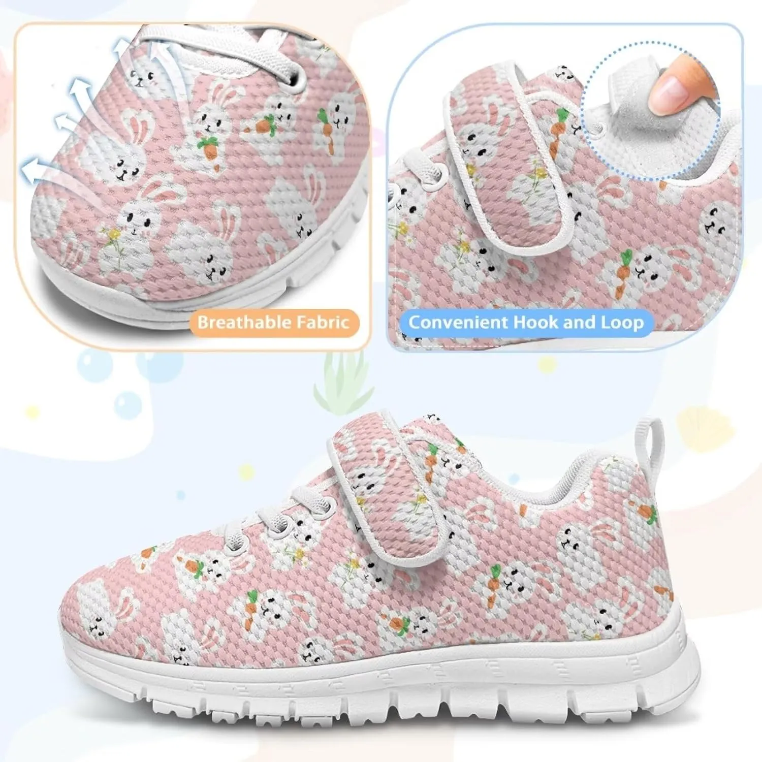 Kids Tennis Shoes School Running Shoes Slip On Sneakers for Boys Girls