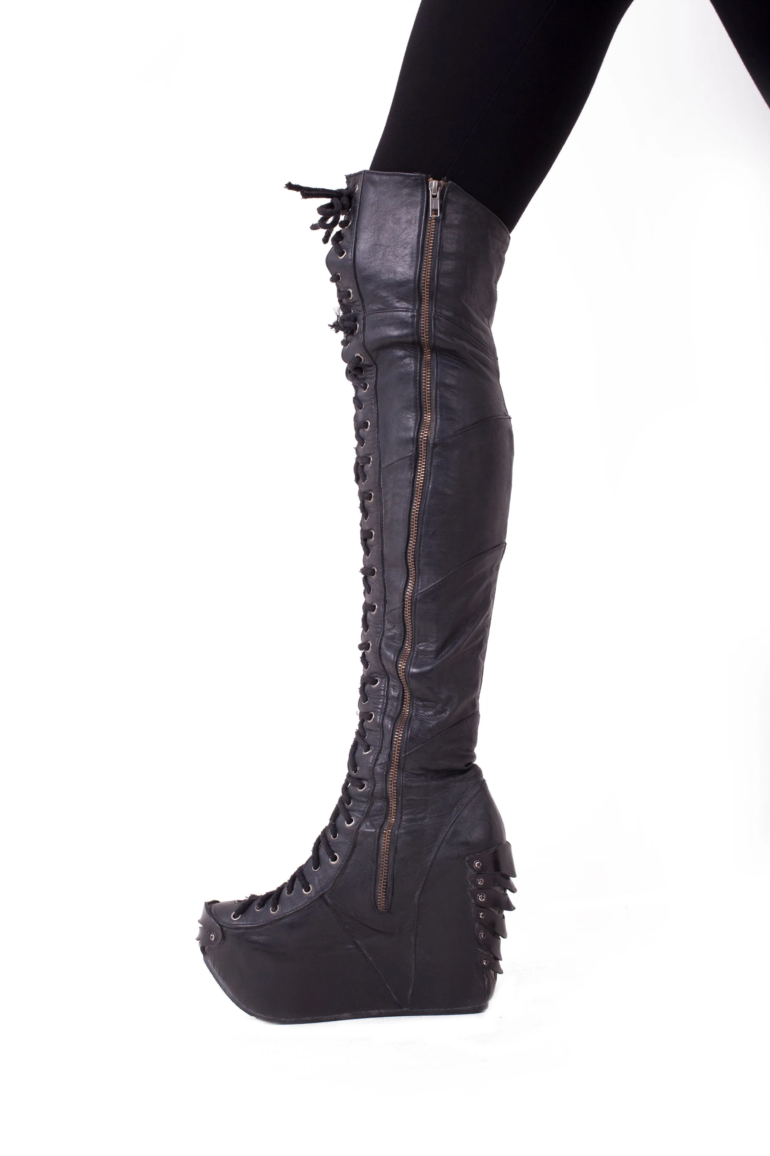 Long Plated Boots