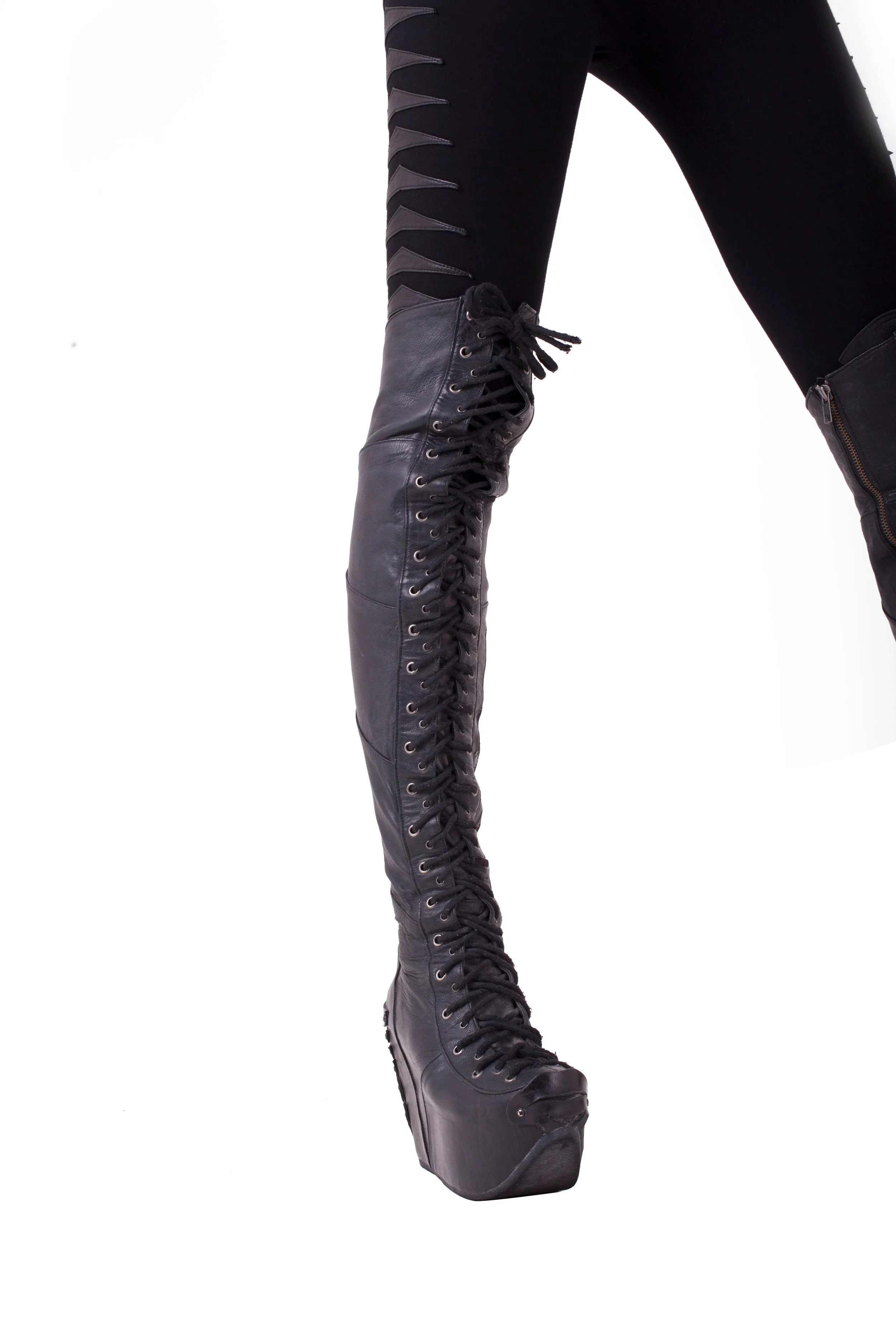 Long Plated Boots