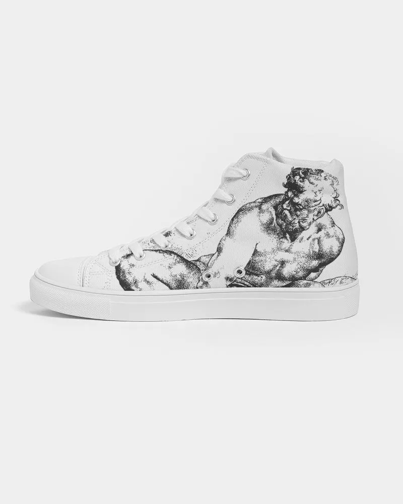 Prometheus, Men's Hightop Canvas Shoe