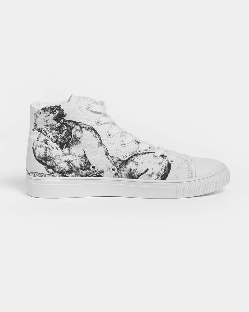 Prometheus, Men's Hightop Canvas Shoe