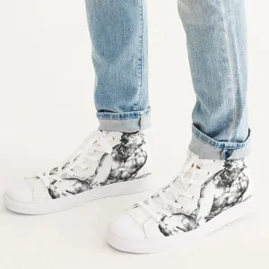 Prometheus, Men's Hightop Canvas Shoe