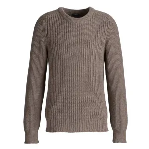 Ribbed Knit Sweater (Walnut)