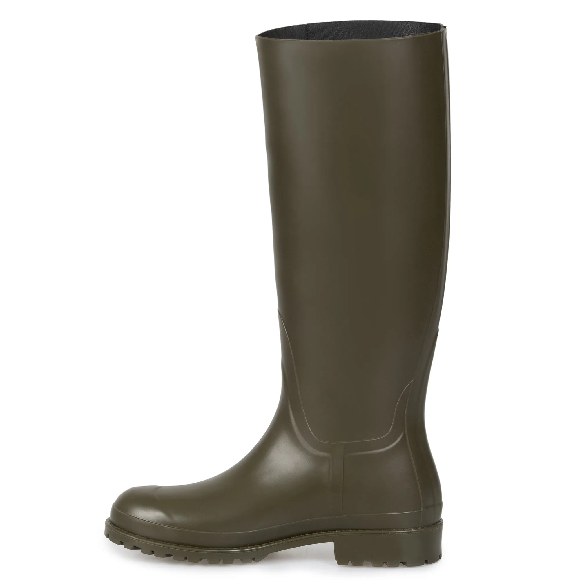 Saint Laurent Olive Green Rain Boots - Size 40