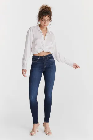 Sophia - High Waist Super Skinny - Deep Blue