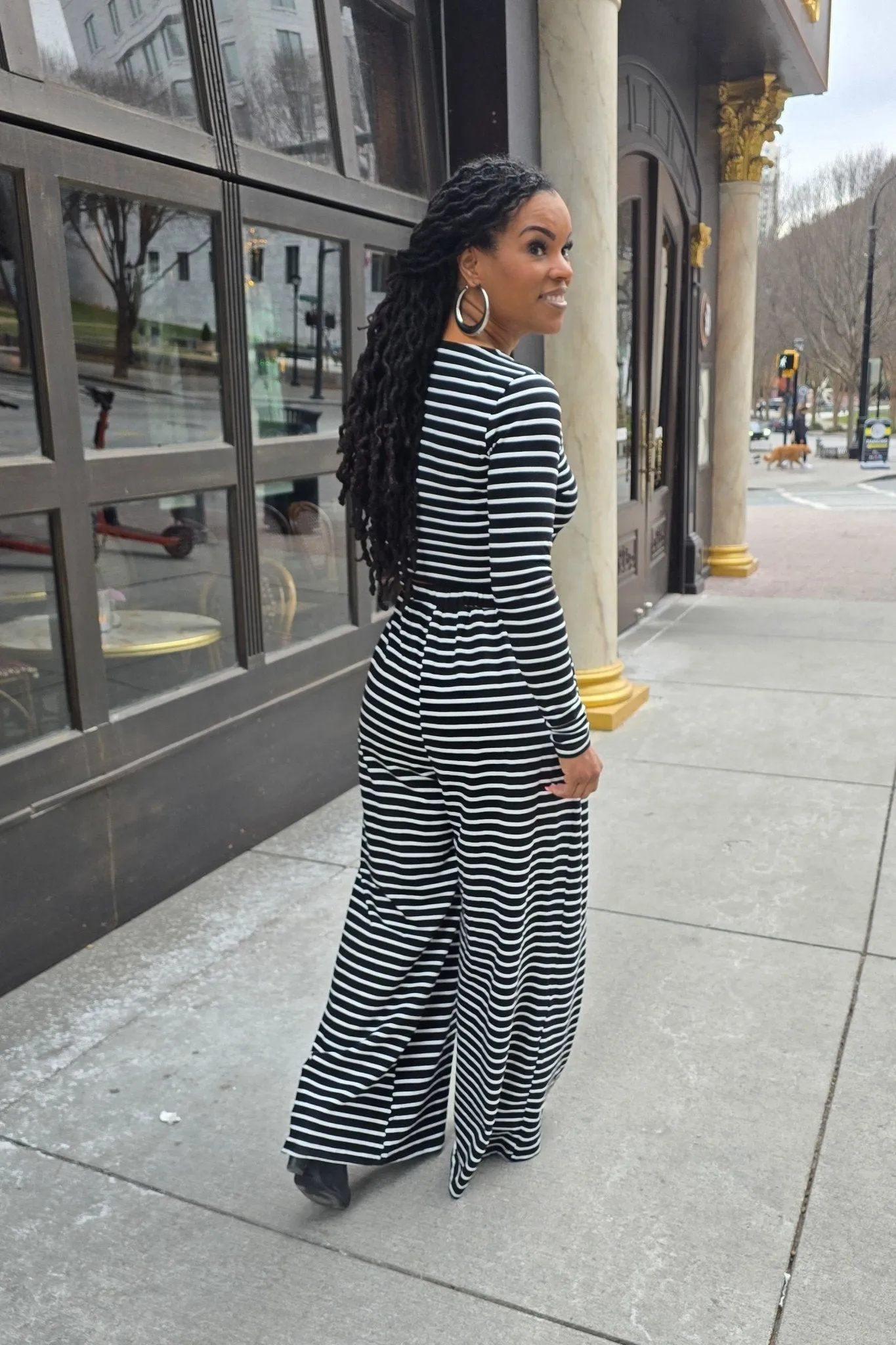 Striped Allure Wide Leg Set