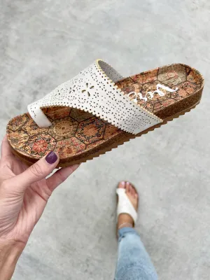 Very G Every Angle Sandals in Cream (SALE)